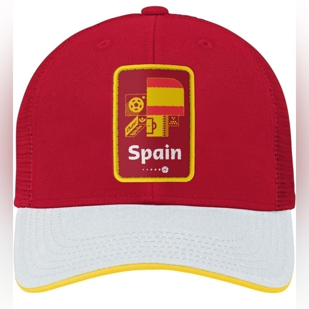 NWOT Outerstuff Boys' FIFA World Cup Contrast Mosaic Procrown Mesh Hat